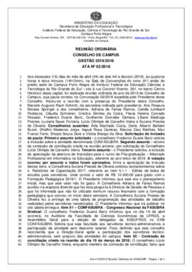 Ata 02/2018 - Reunião Ordinária