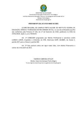 Portaria 136/2021