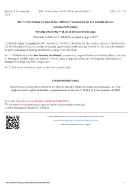 Portaria 048/2024