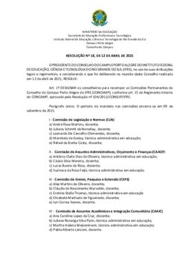 Resolução 018/2021 - revogada