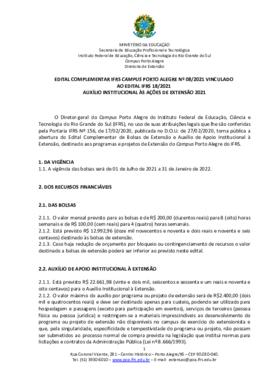 Edital 08/2021