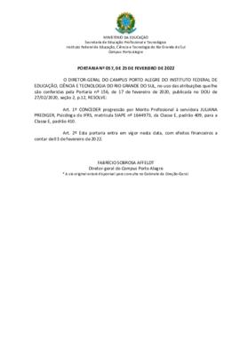 Portaria 057/2022