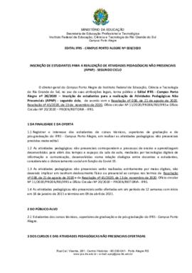 Edital 28/2020
