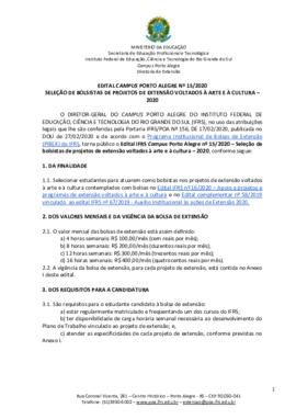 Edital 15/2020