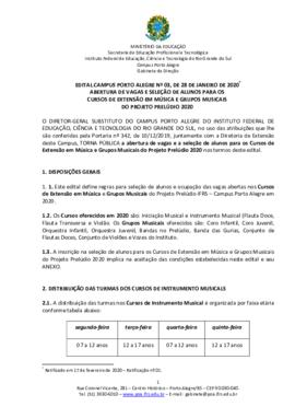 Edital 03/2020