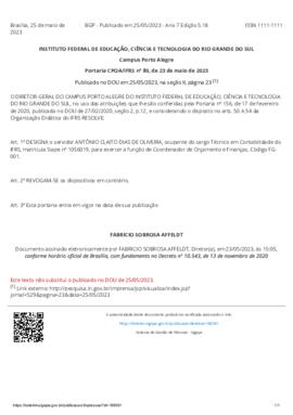 Portaria 080/2023