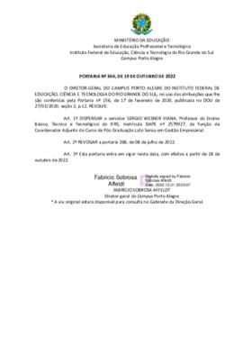Portaria 366/2022