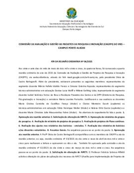 Ata 004/2025 - reunião ordinária