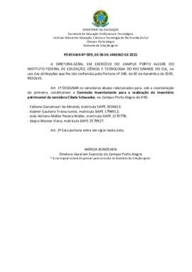 Portaria 09/2021