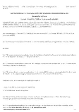 Portaria 348/2023
