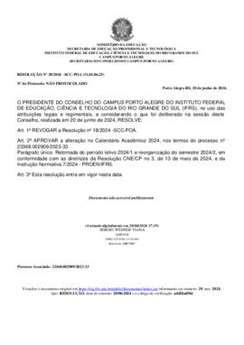 Resolução 029/2024 - revogada