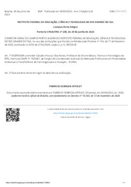 Portaria 238/2023