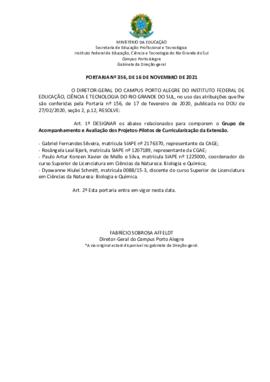 Portaria 356/2021