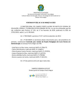 Portaria 028/2023
