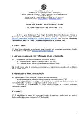 Edital 13/2021