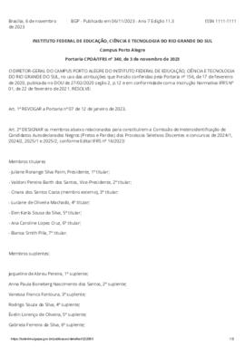 Portaria 340/2023