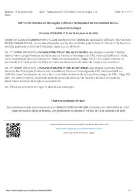 Portaria 008/2024