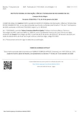 Portaria 010/2024