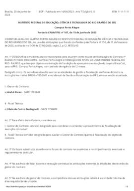 Portaria 107/2023