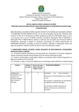 Edital 045/2022