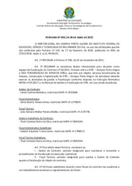 Portaria 090/2022 - revogada