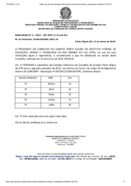 Resolução 002/2023