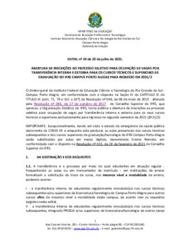 Edital 24/2021