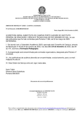 Ordem de Serviço 002/2023