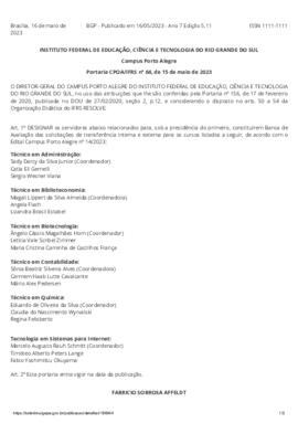Portaria 066/2023