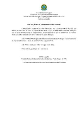 Resolução 59/2020