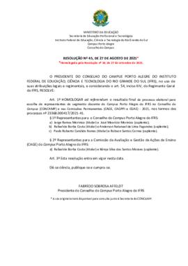Resolução 045/2021 - ad referendum