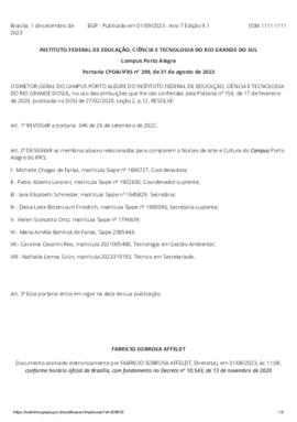 Portaria 299/2023 - revogada