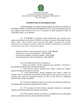 Portaria 033/2023
