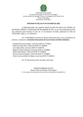 Portaria 328/2021