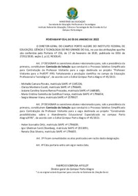 Portaria 014/2022