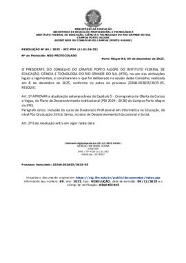 Resolução 089/2025
