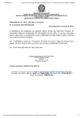Resolução 024/2024
