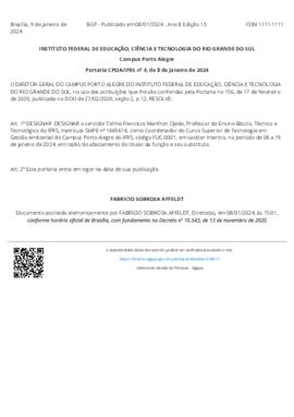 Portaria 004/2024