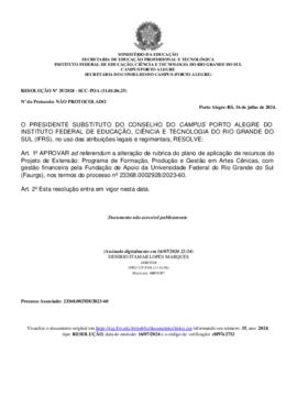 Resolução 035/2024 ad referendum