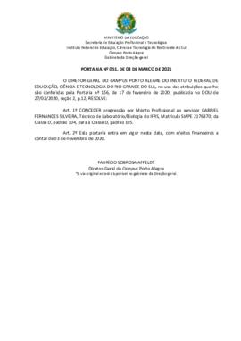 Portaria 51/2021