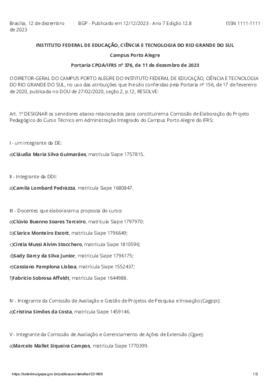 Portaria 376/2023