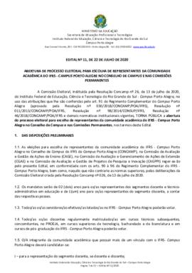 Edital 11/2020