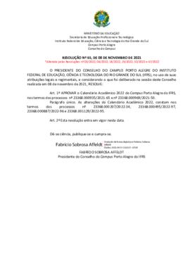 Resolução 065/2021 - alterada