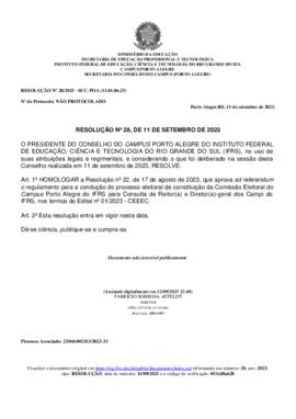 Resolução 028/2023
