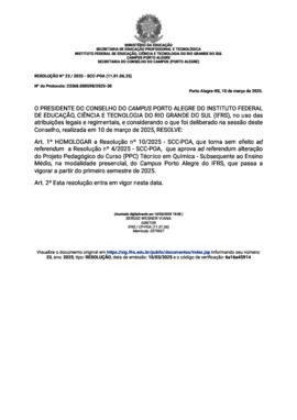 Resolução 023/2025