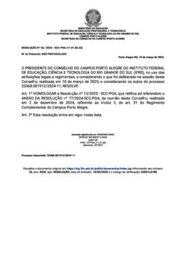 Resolução 026/2025