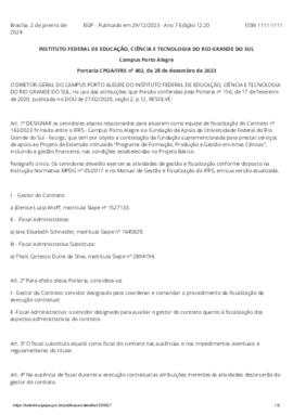 Portaria 402/2023