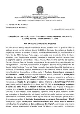 Ata 009/2025 - reunião ordinária