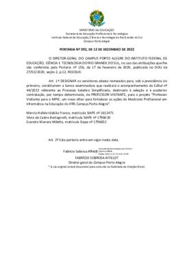 Portaria 392/2022