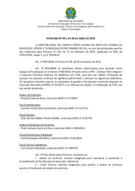 Portaria 091/2022